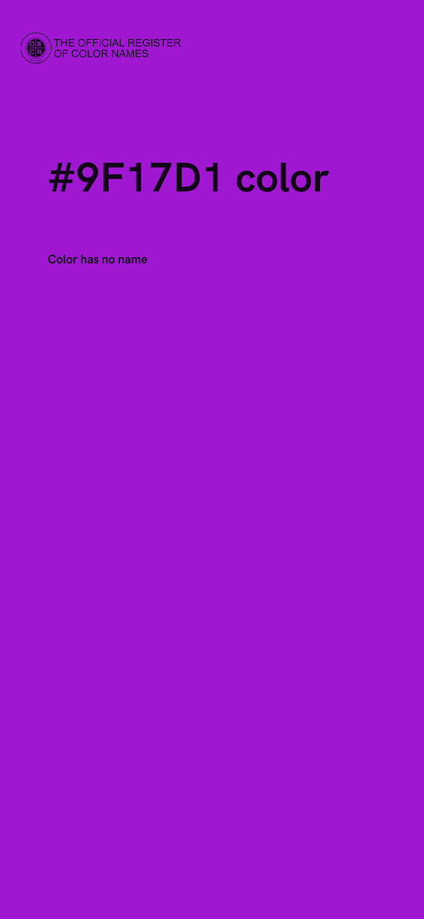 #9F17D1 color image
