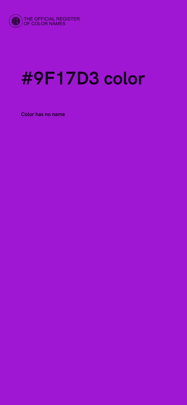 #9F17D3 color image