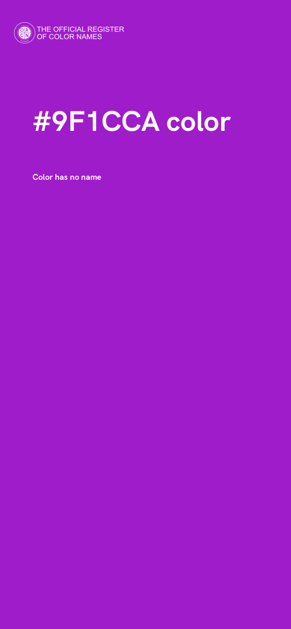 #9F1CCA color image