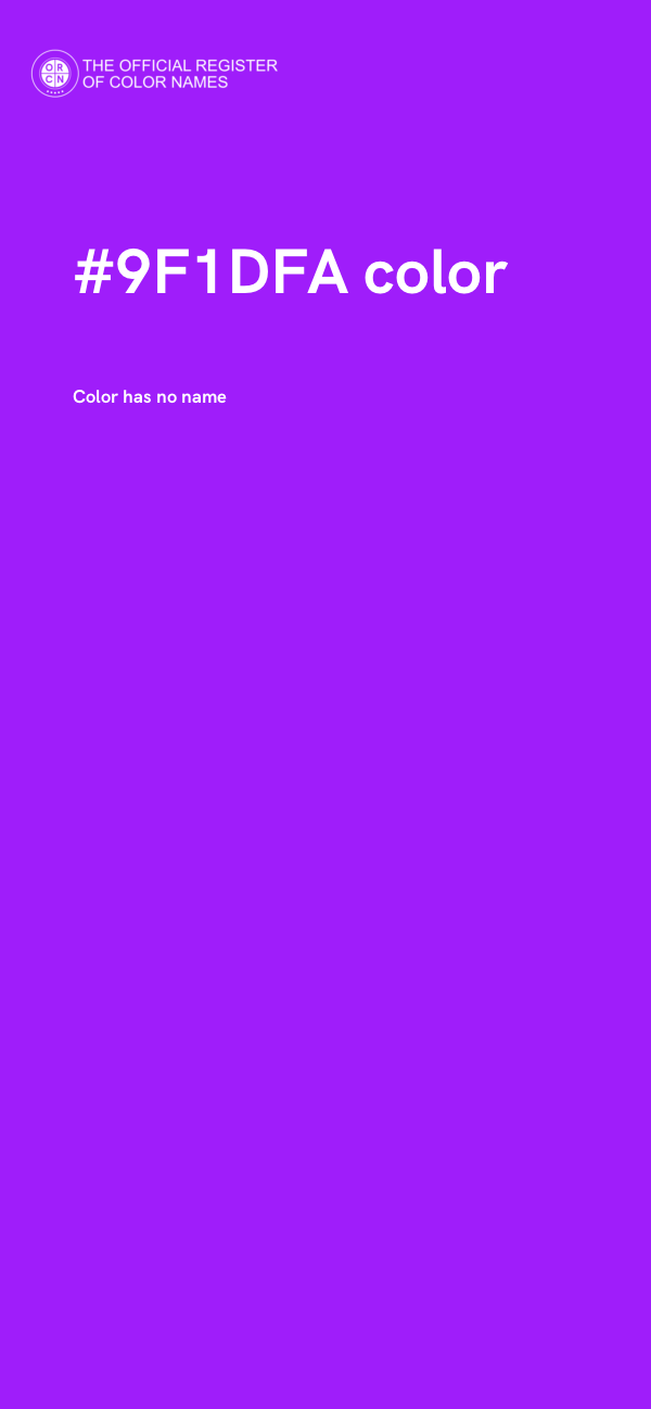 #9F1DFA color image