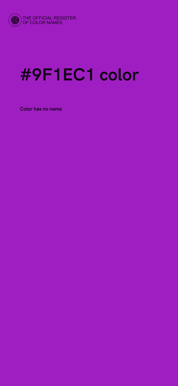 #9F1EC1 color image