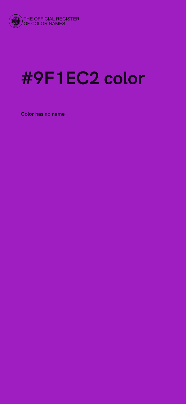 #9F1EC2 color image