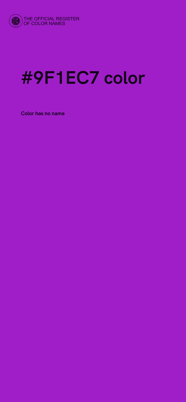 #9F1EC7 color image