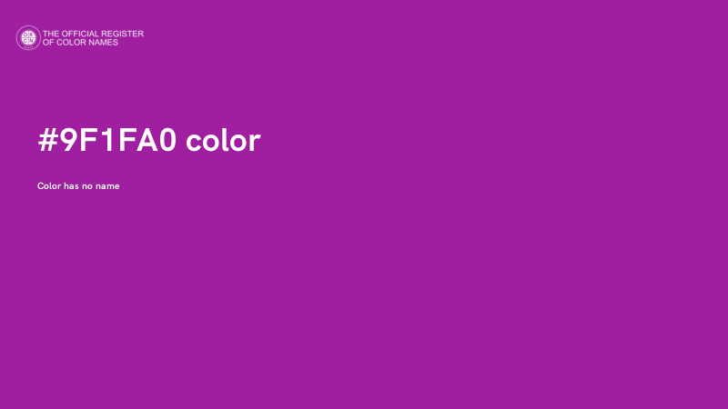 #9F1FA0 color image