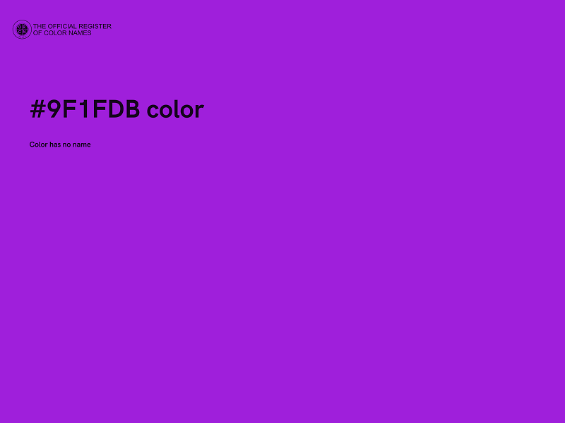 #9F1FDB color image