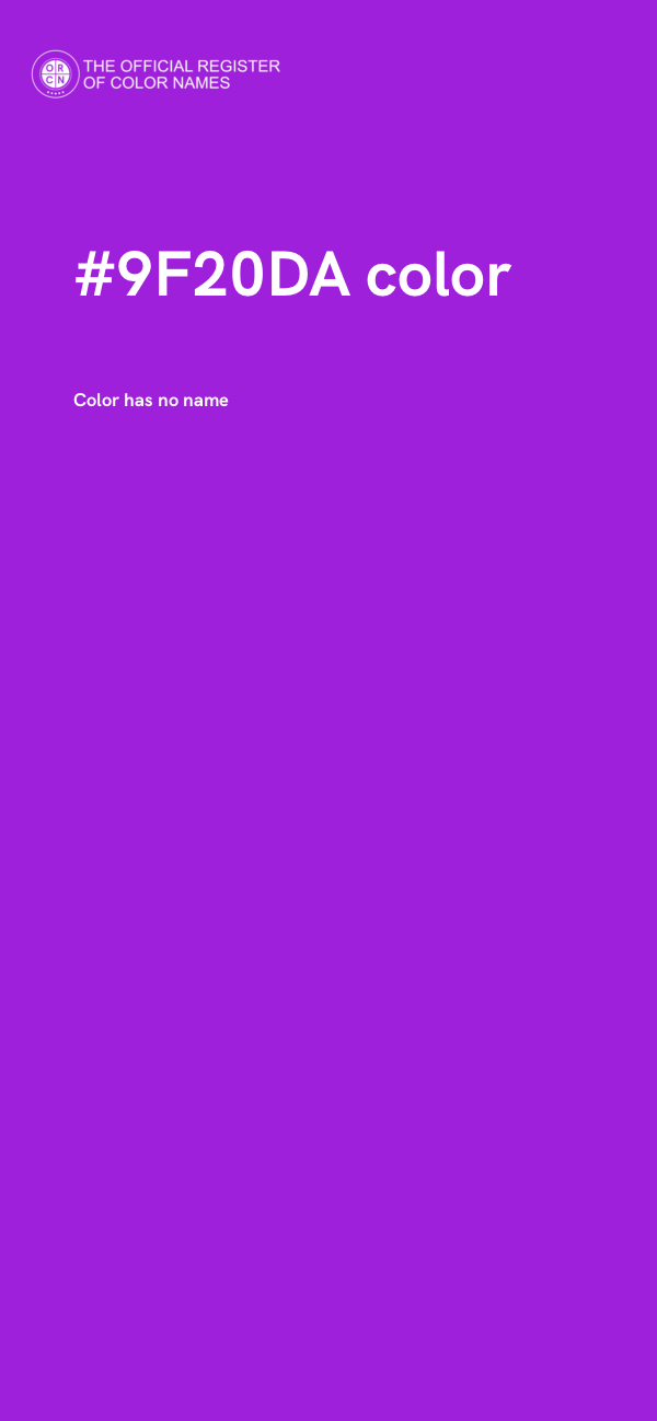 #9F20DA color image