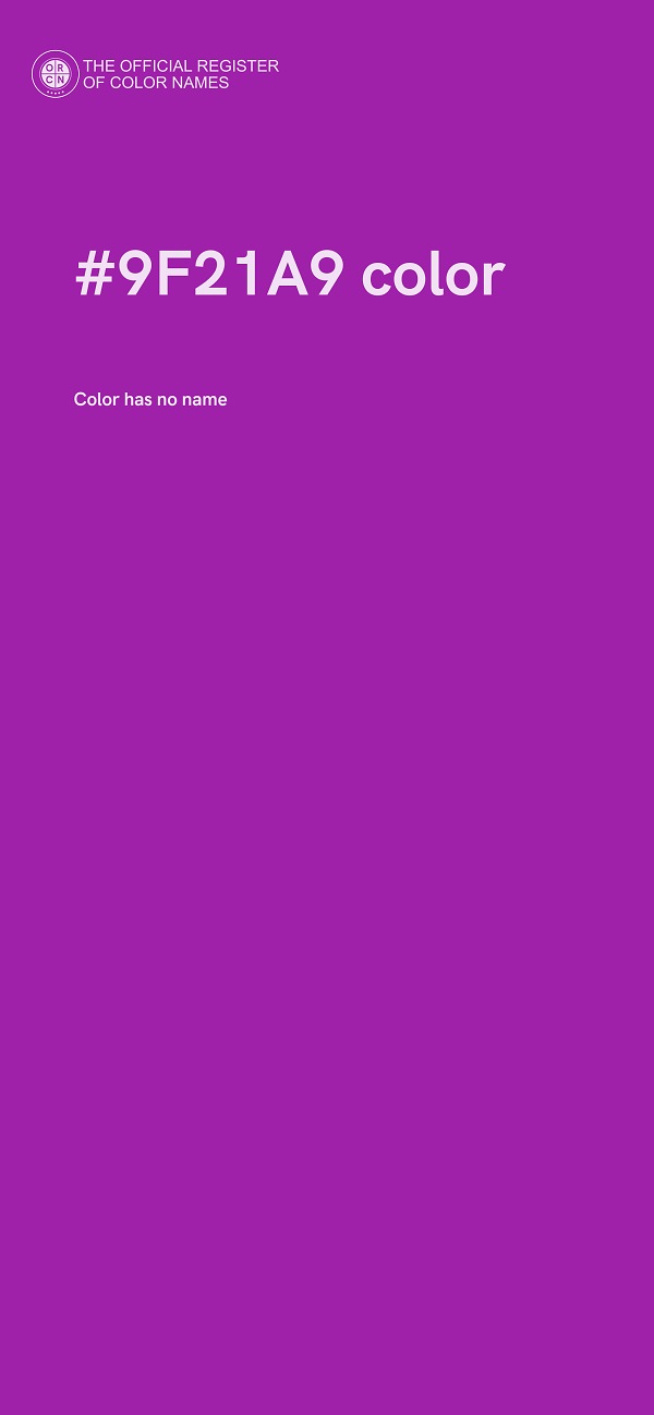 #9F21A9 color image