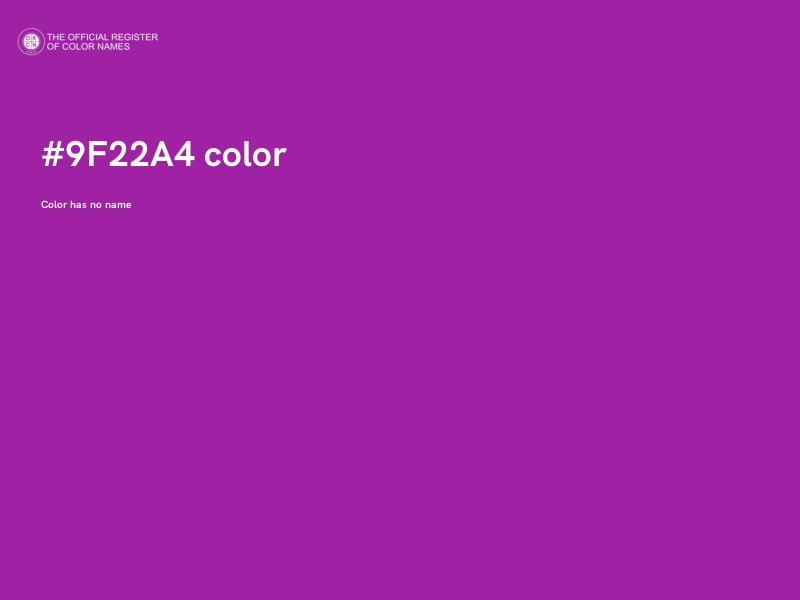 #9F22A4 color image