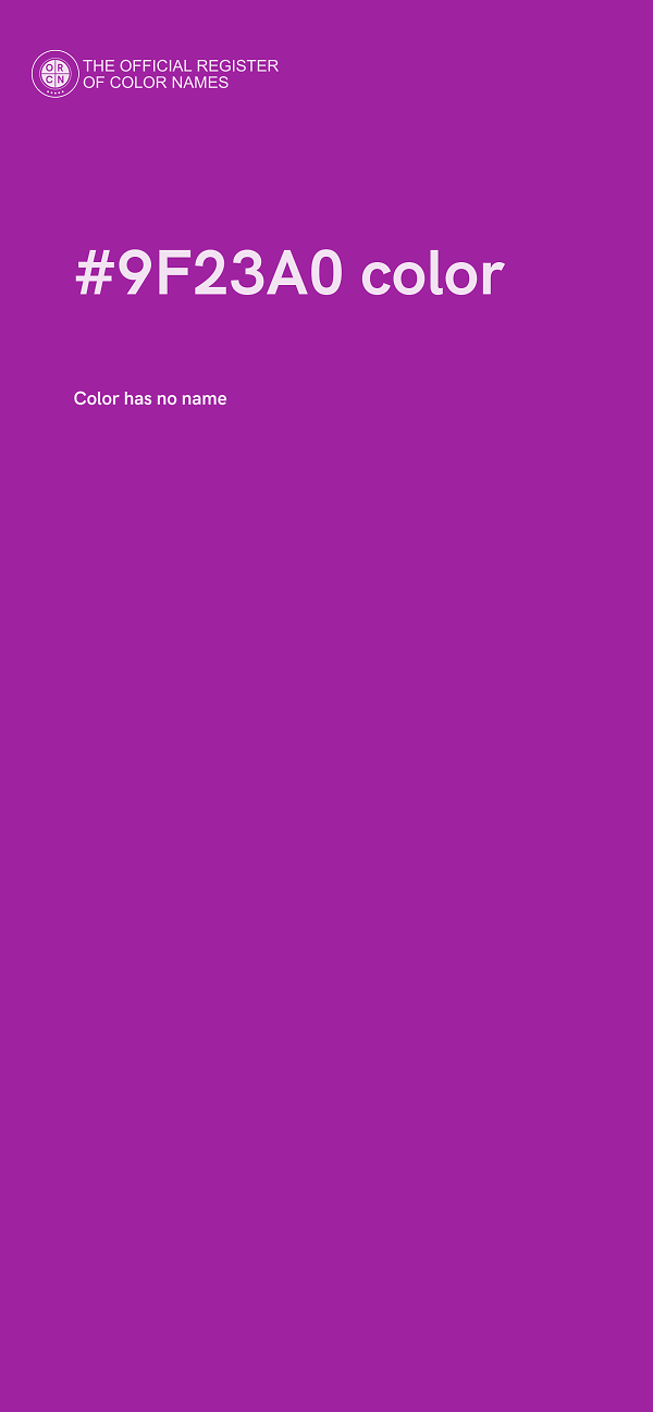 #9F23A0 color image