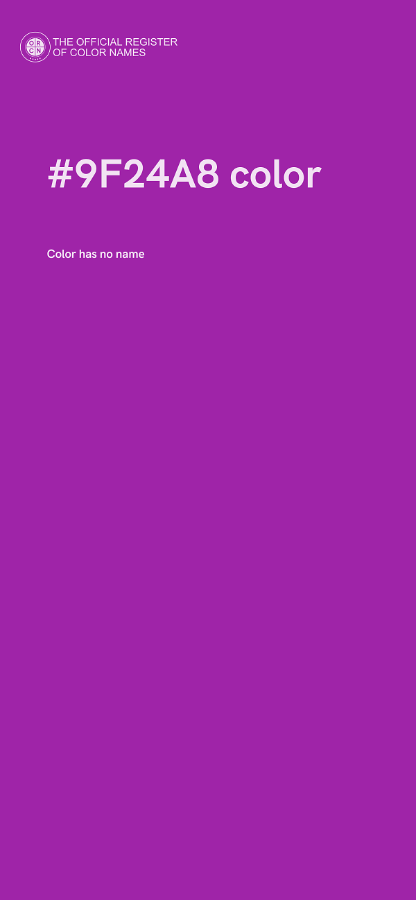 #9F24A8 color image