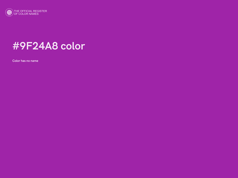 #9F24A8 color image
