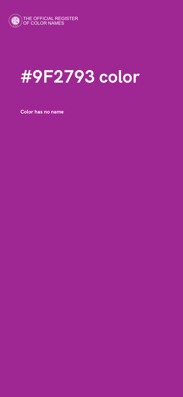 #9F2793 color image