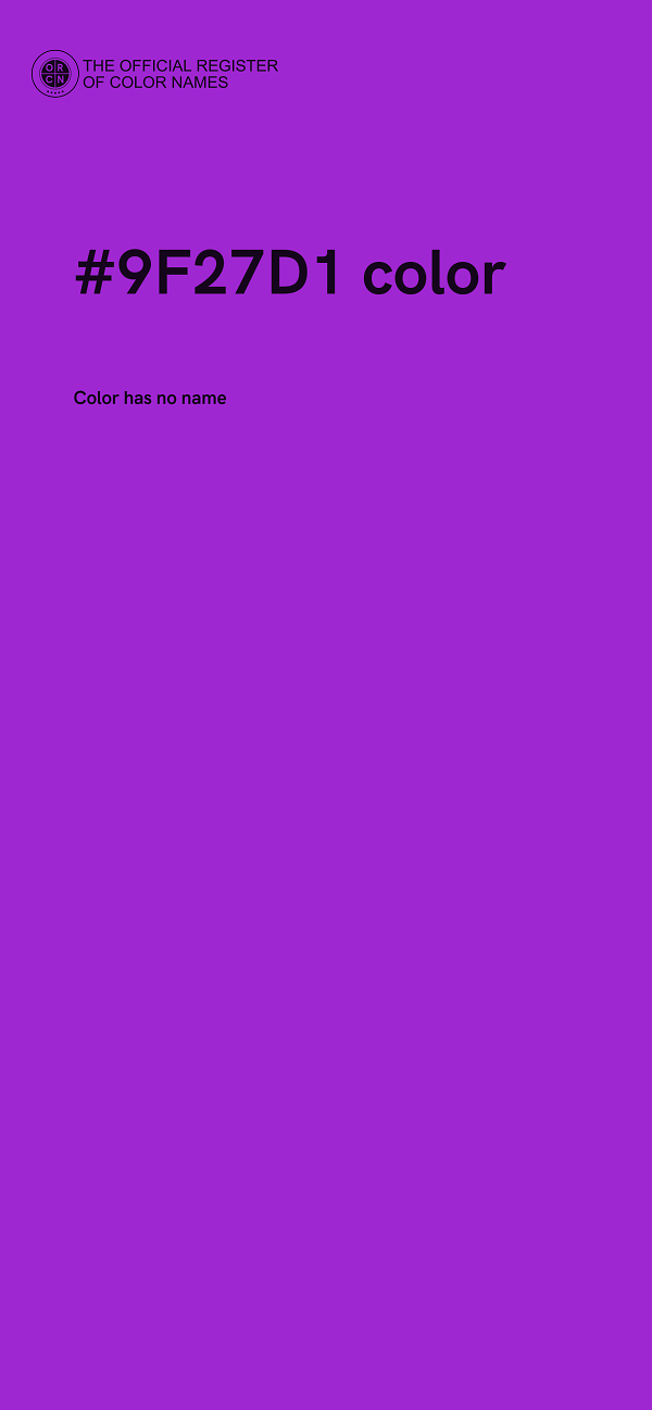 #9F27D1 color image