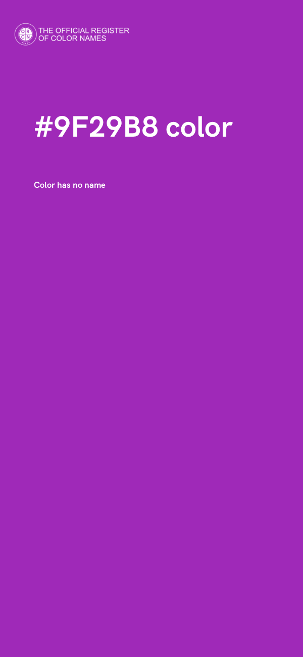 #9F29B8 color image