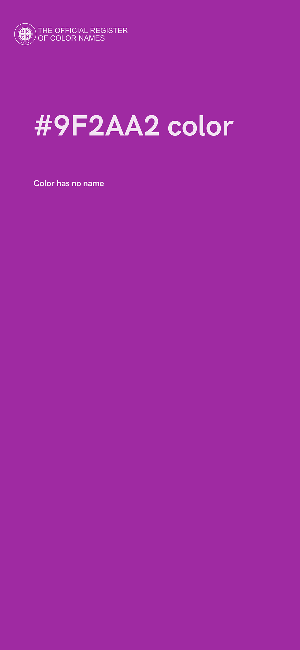 #9F2AA2 color image