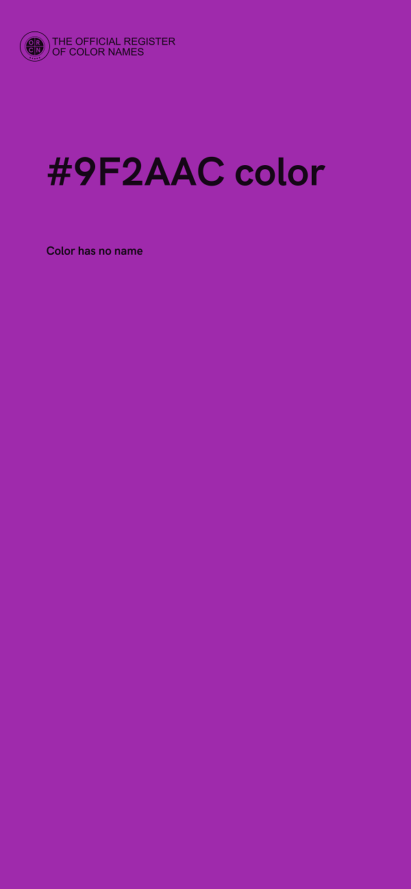 #9F2AAC color image