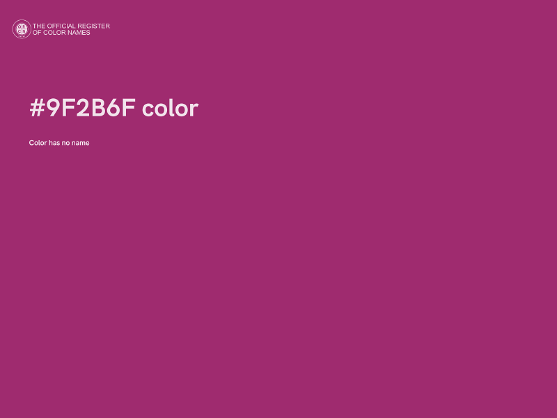 #9F2B6F color image