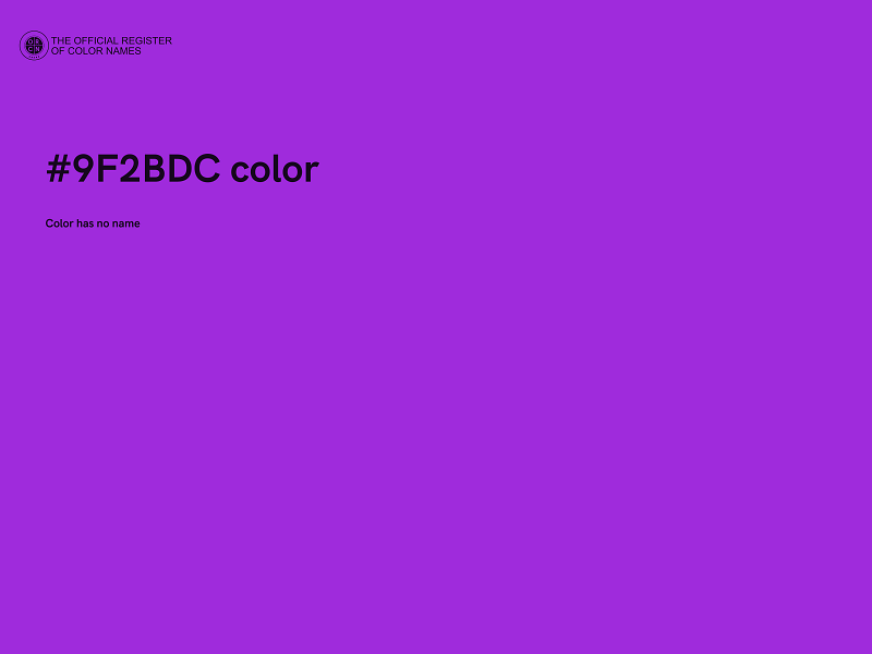 #9F2BDC color image