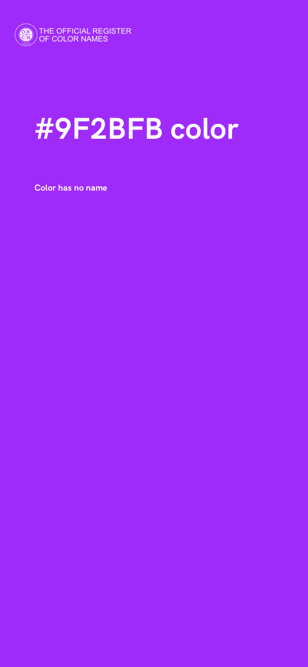 #9F2BFB color image