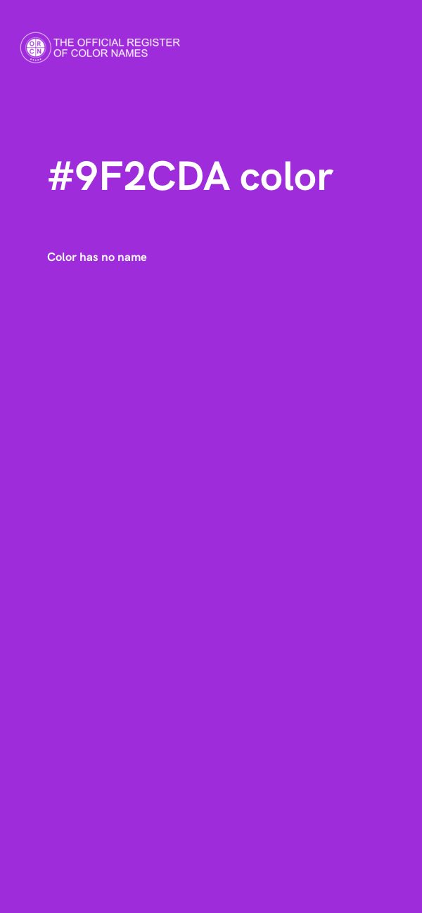 #9F2CDA color image