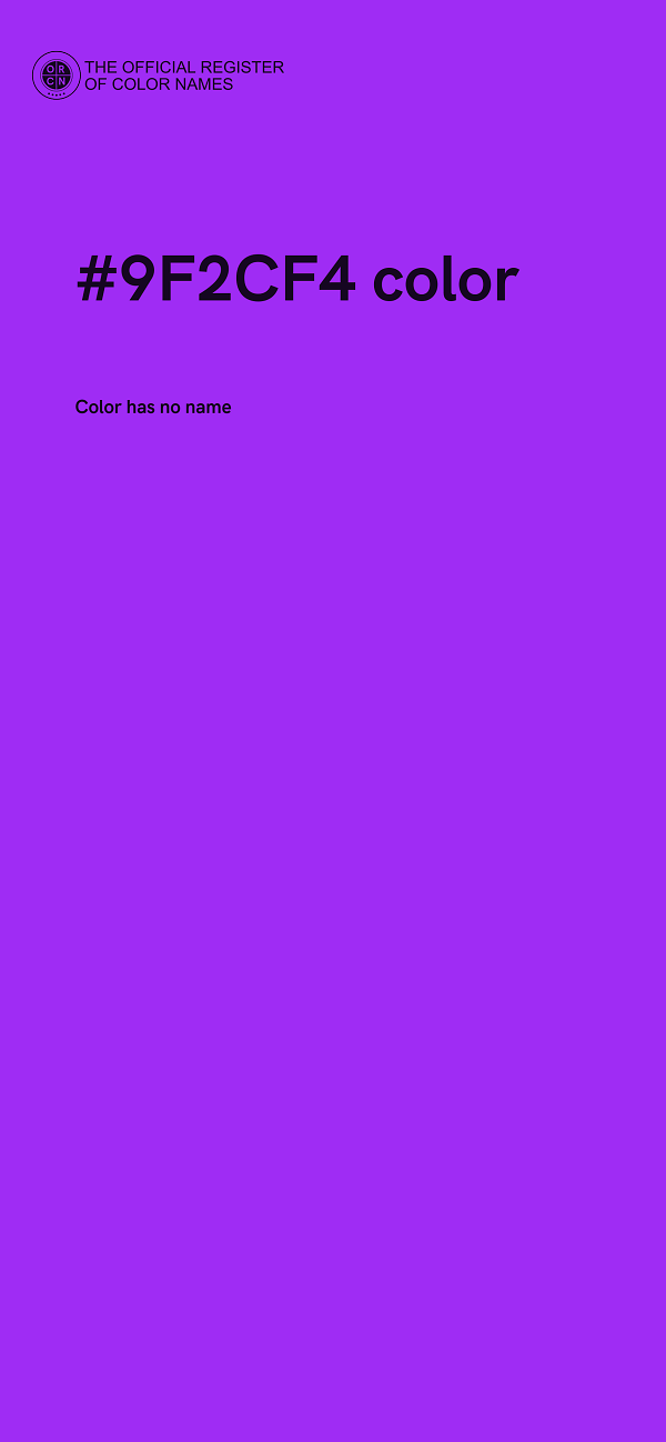 #9F2CF4 color image