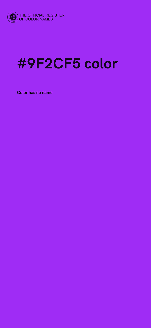 #9F2CF5 color image
