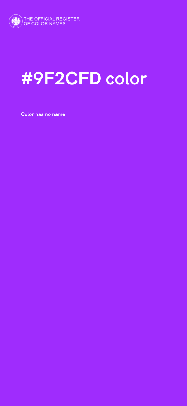 #9F2CFD color image