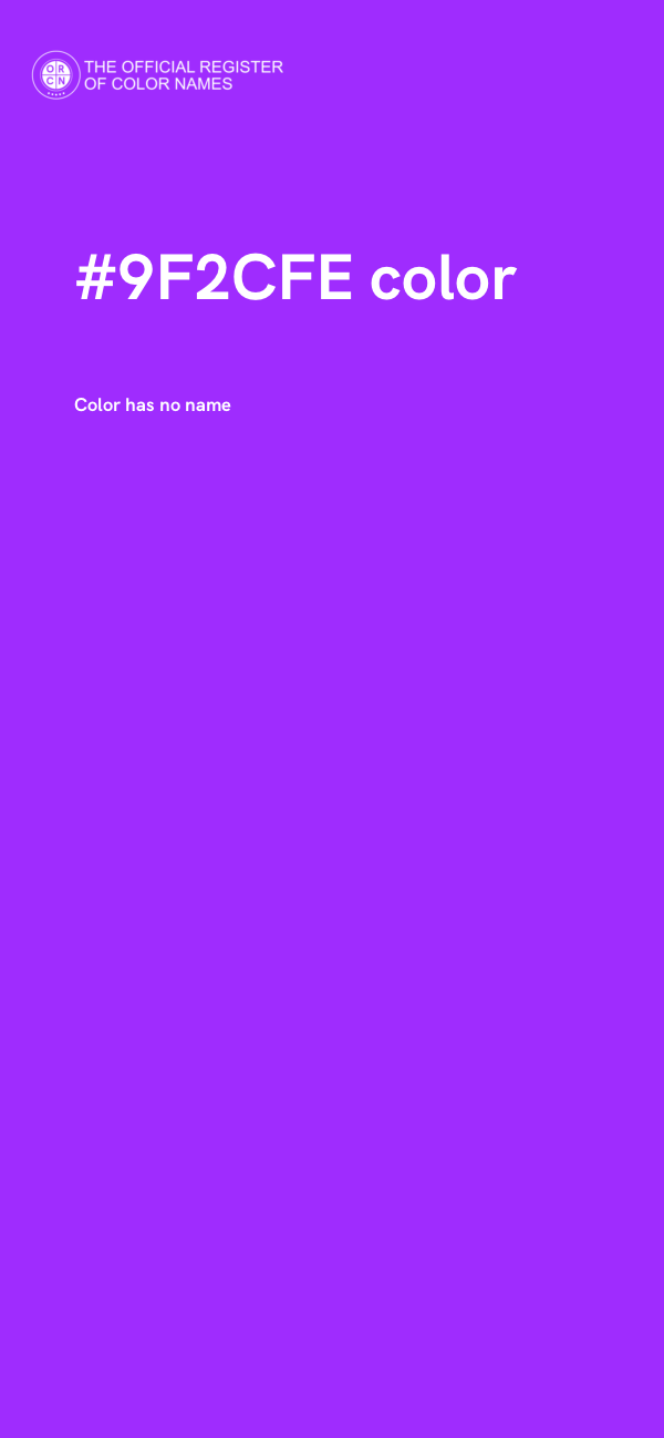 #9F2CFE color image
