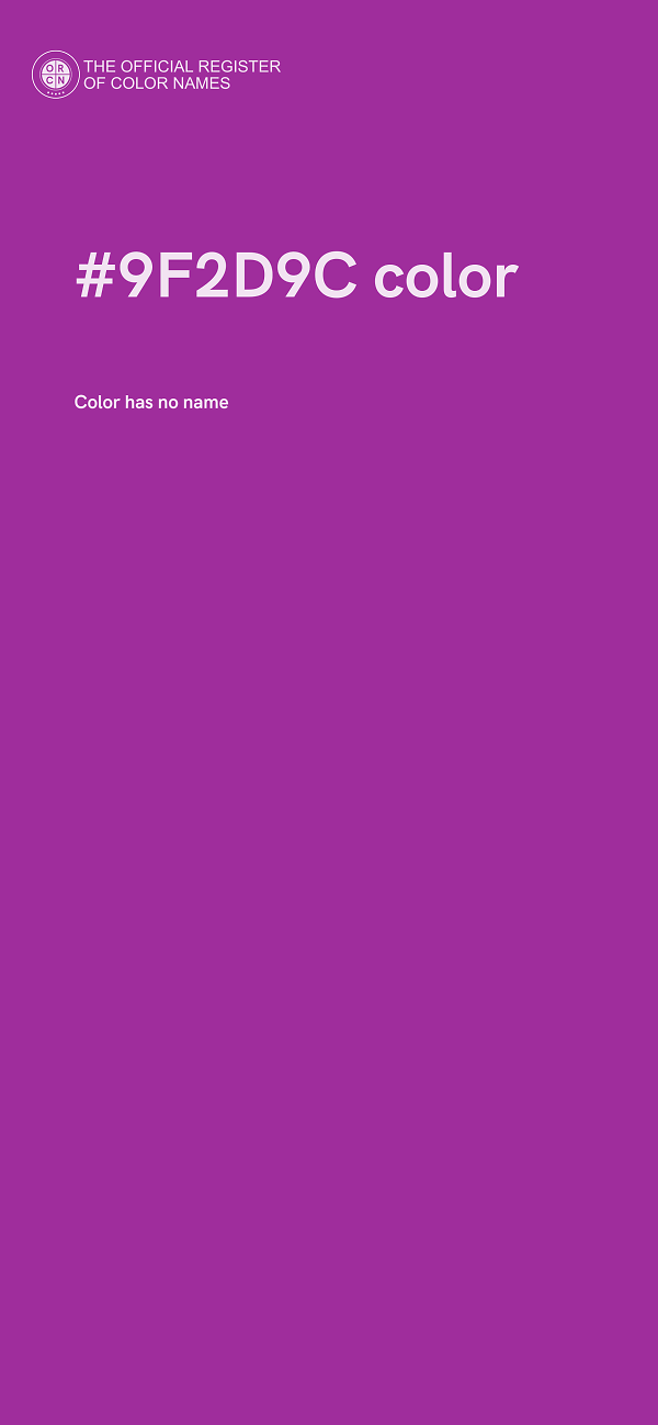 #9F2D9C color image