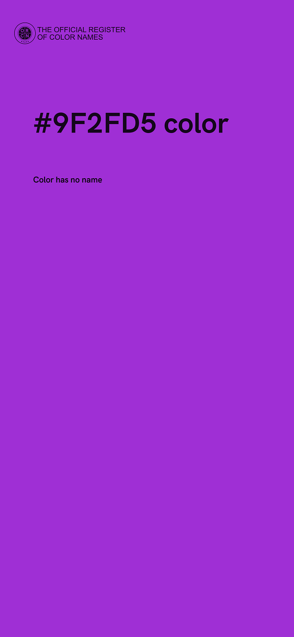 #9F2FD5 color image