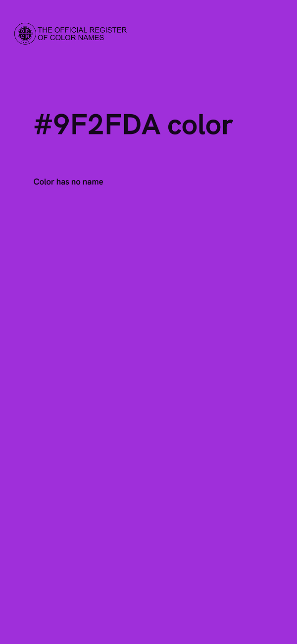 #9F2FDA color image