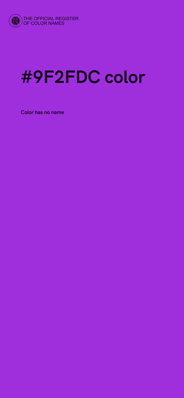 #9F2FDC color image
