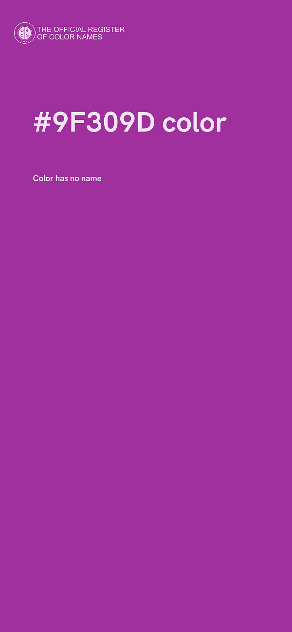 #9F309D color image