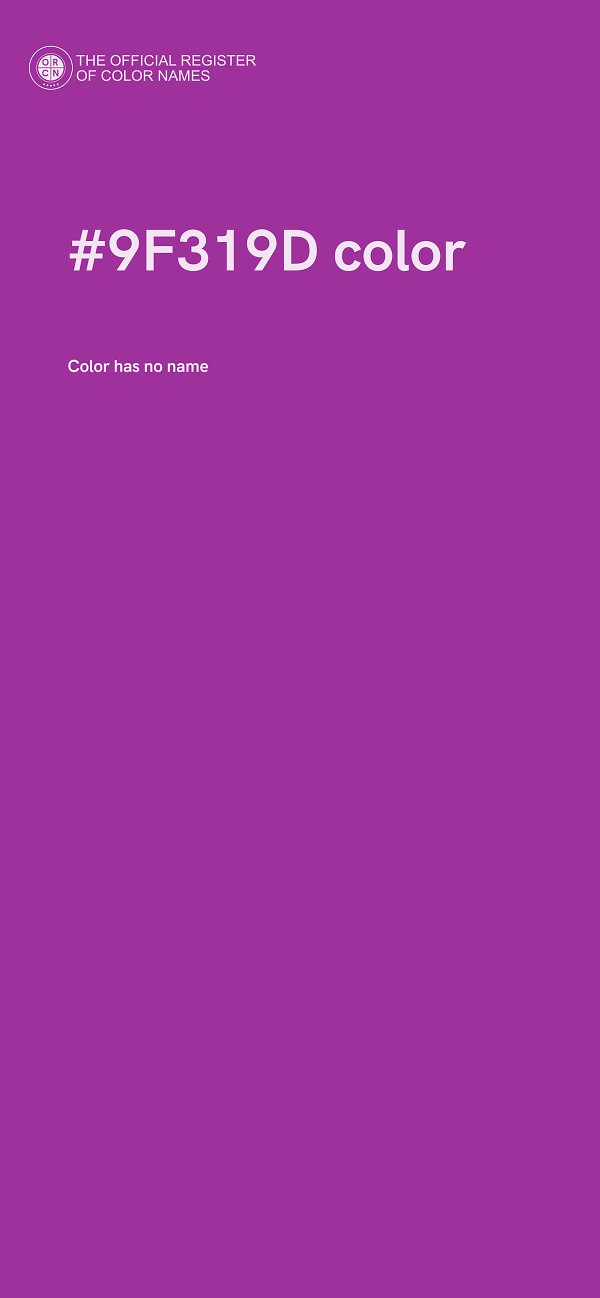 #9F319D color image