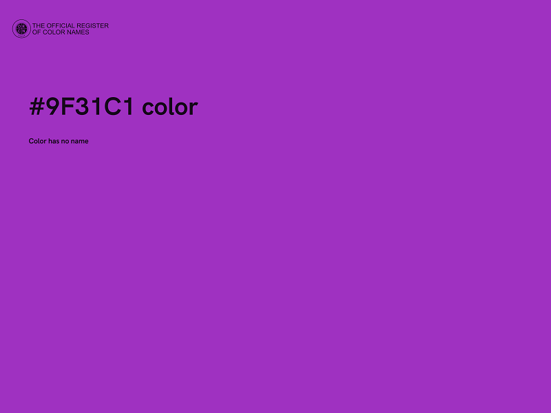 #9F31C1 color image