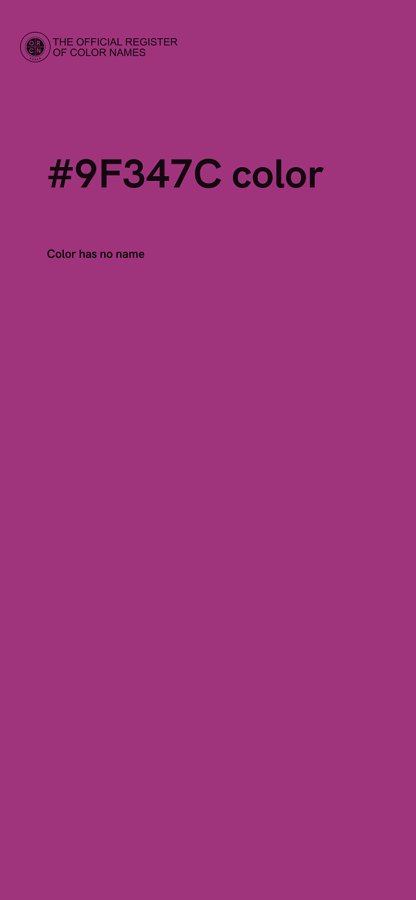 #9F347C color image