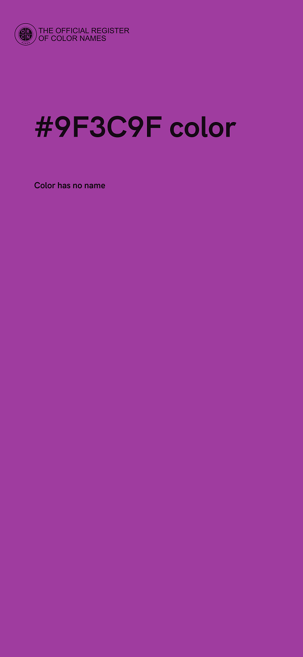 #9F3C9F color image