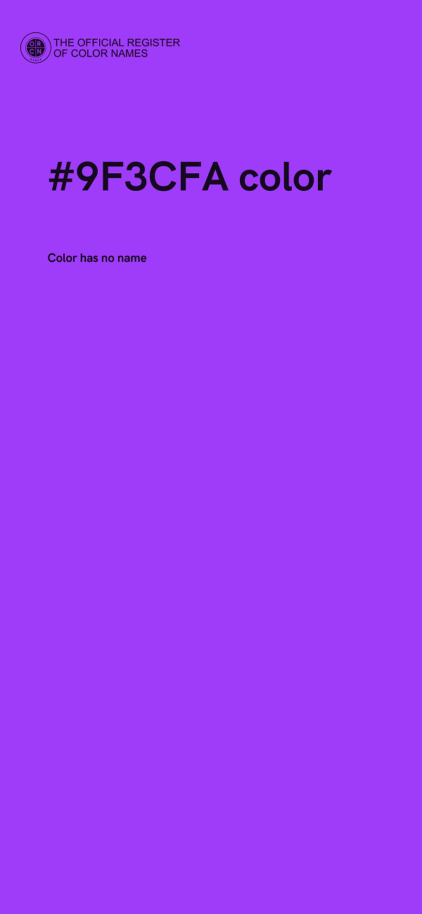 #9F3CFA color image