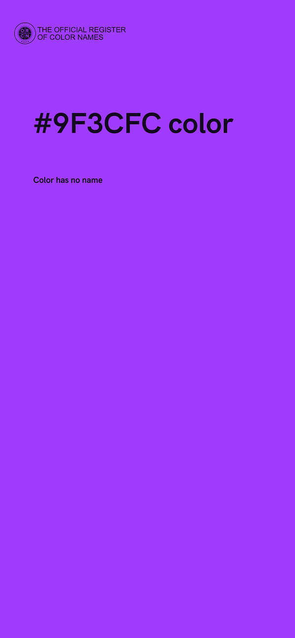 #9F3CFC color image