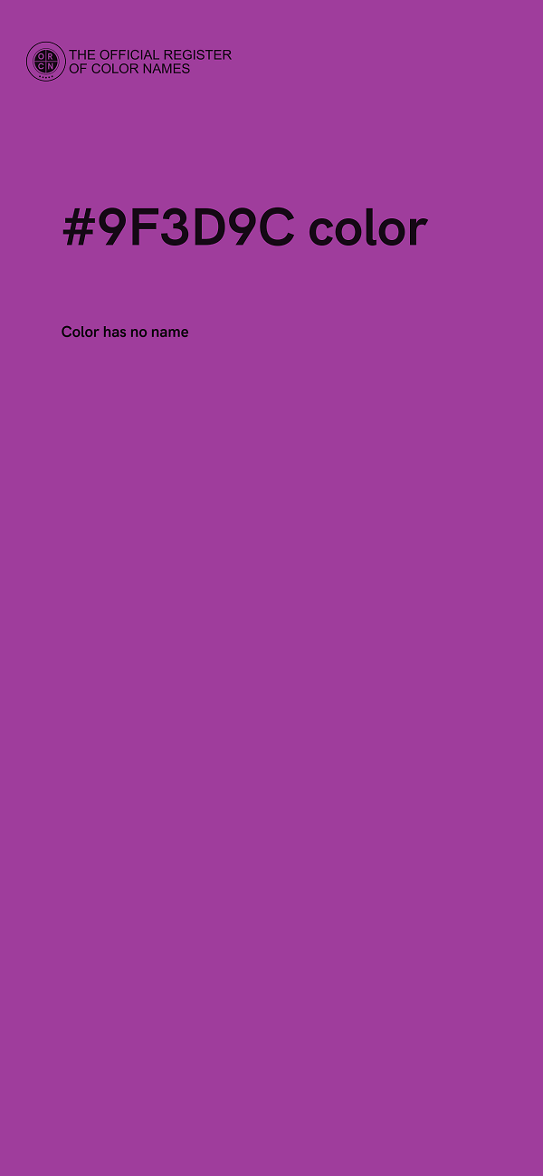 #9F3D9C color image