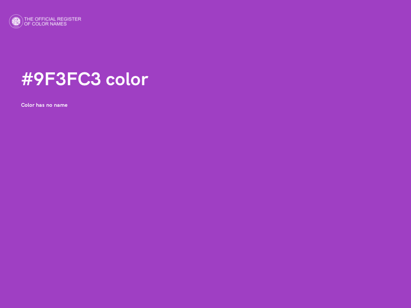 #9F3FC3 color image