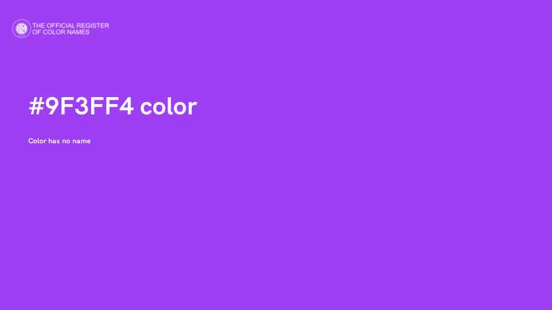 #9F3FF4 color image