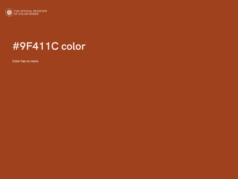 #9F411C color image