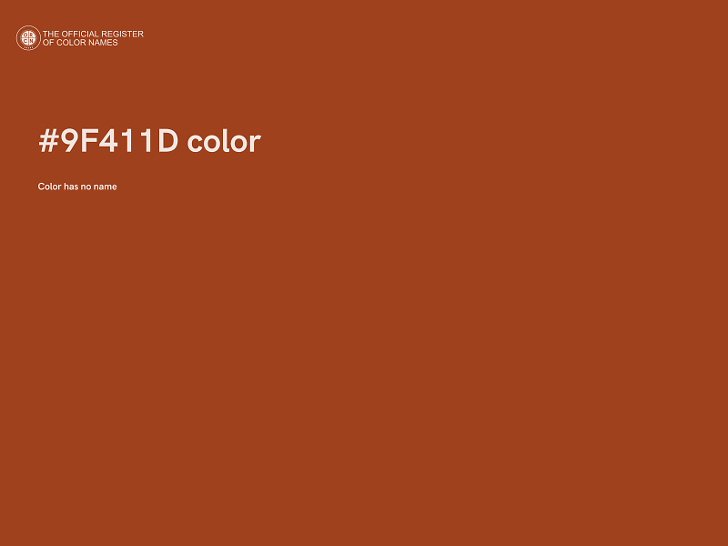 #9F411D color image