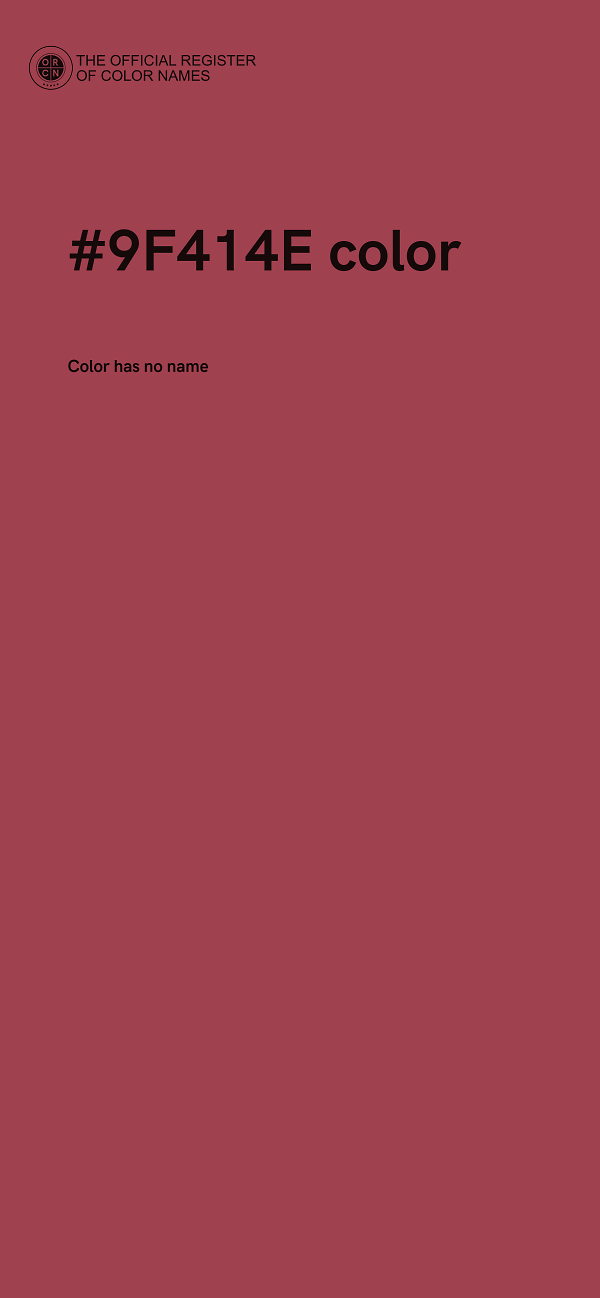 #9F414E color image