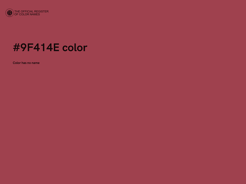 #9F414E color image