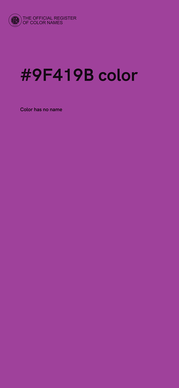 #9F419B color image