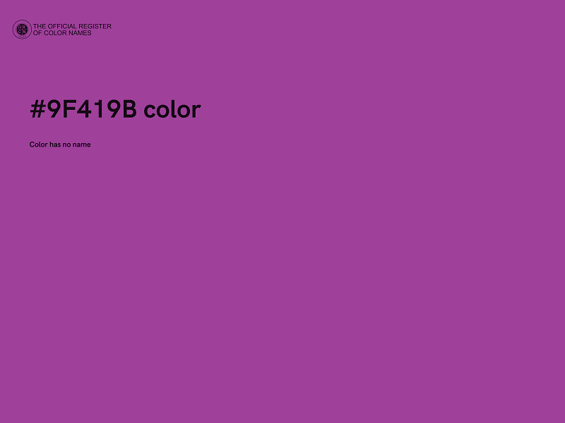 #9F419B color image