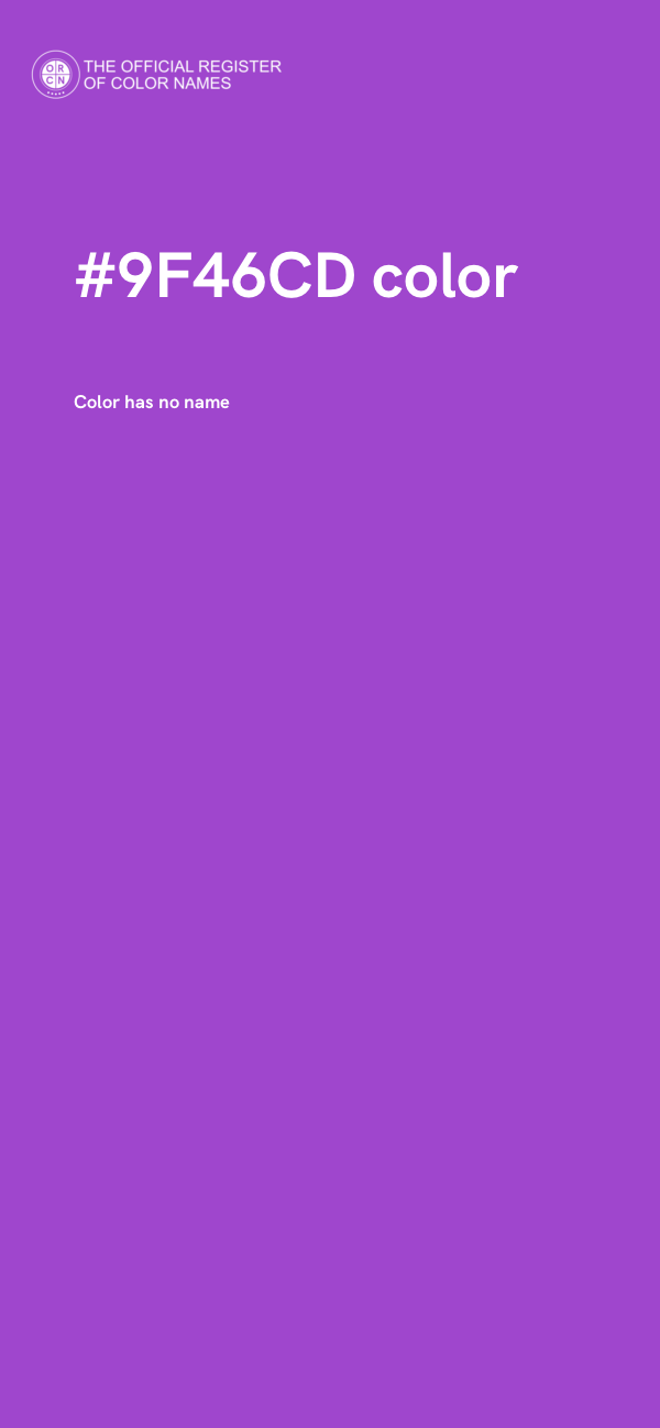 #9F46CD color image
