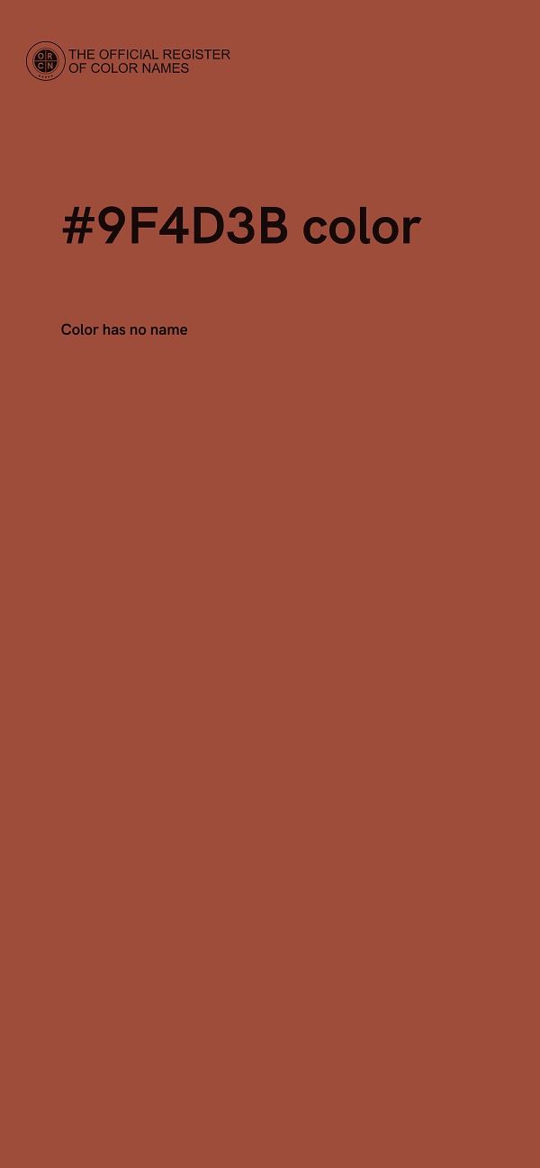 #9F4D3B color image